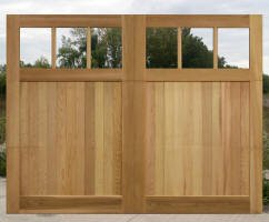 wood garage doors